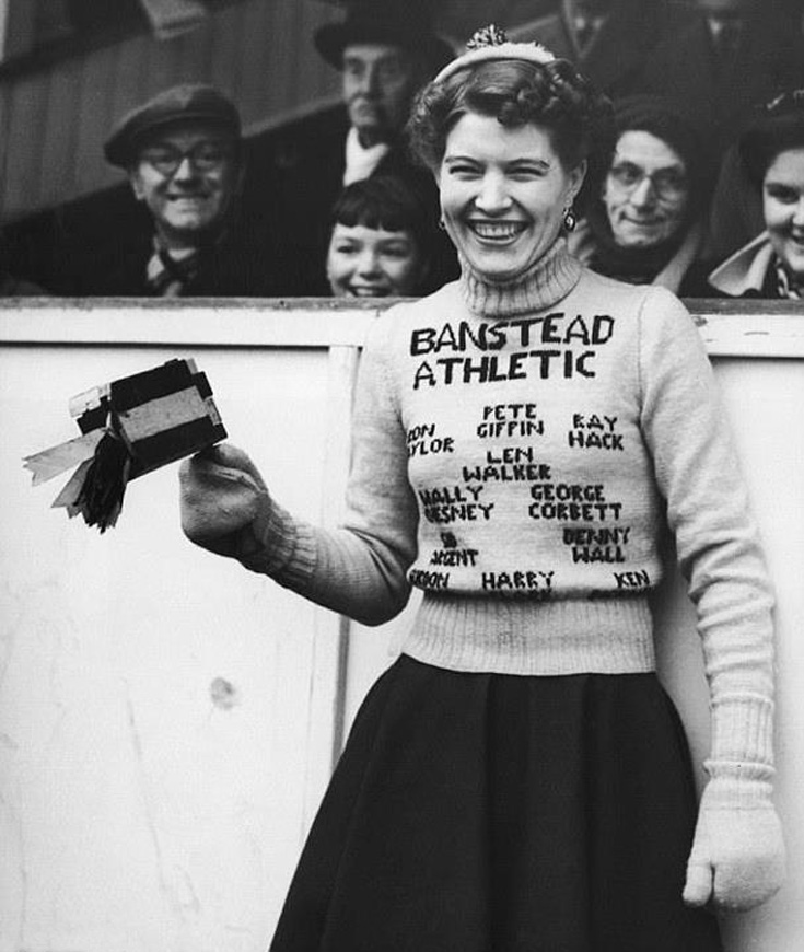 Banstead Athletic hero worshipper but who was she?