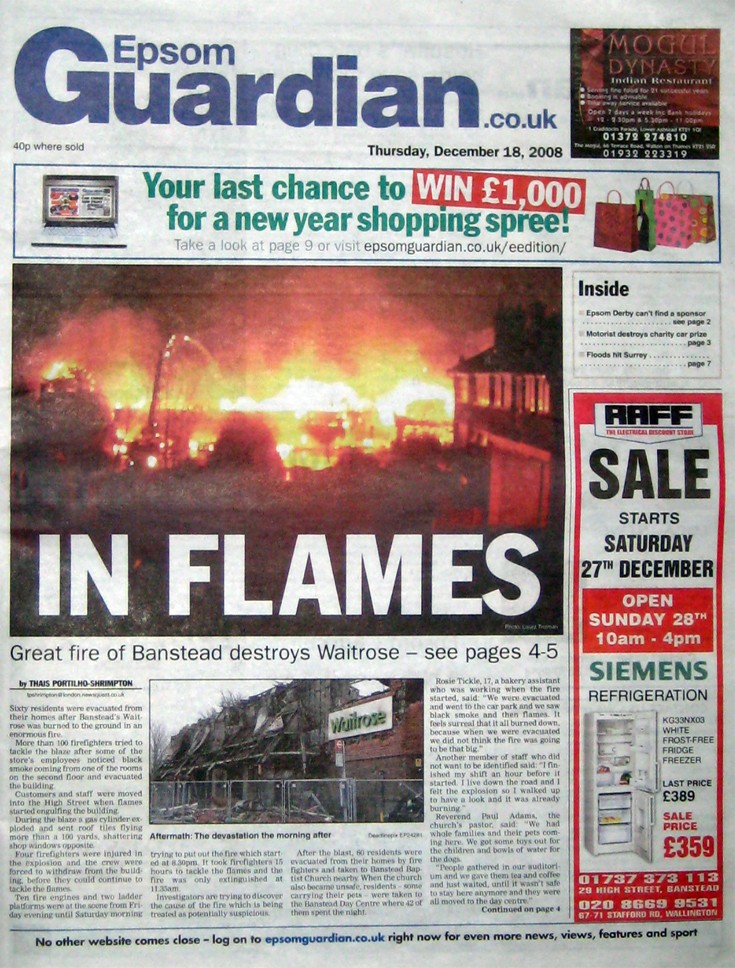 Waitrose Banstead- The Epsom Guardian reports...