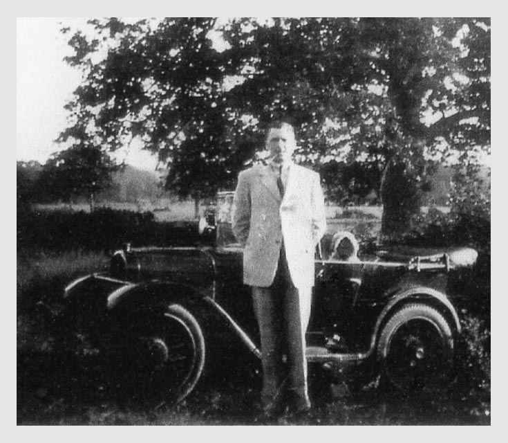  Ivan with his Austin 7 Year 1934