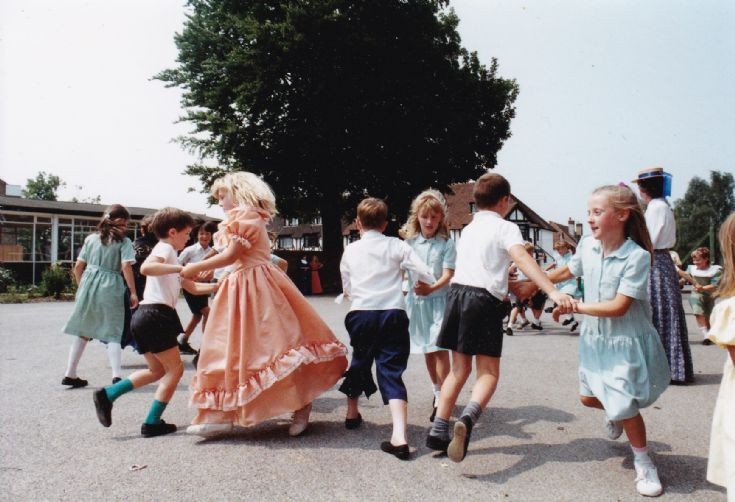 Village school children
