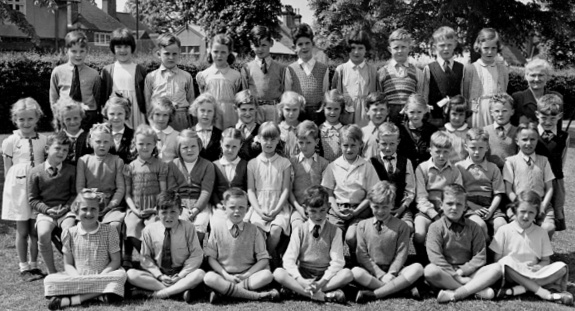 Banstead Junior School – Class 4A in 1955