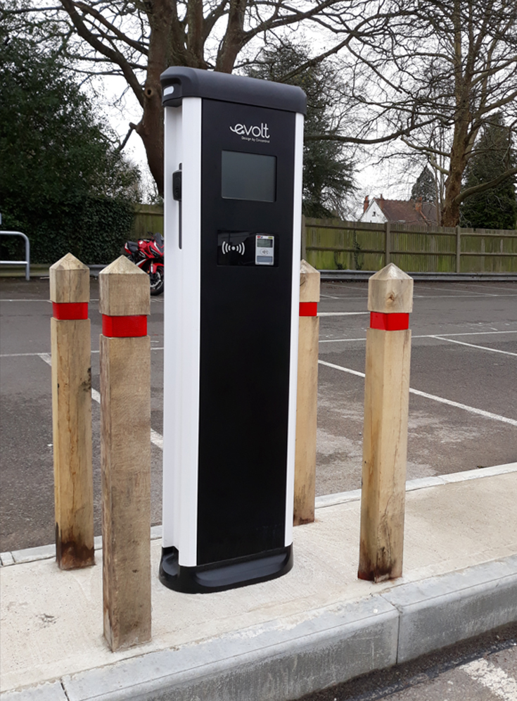First Electric Vehicle Charging Points