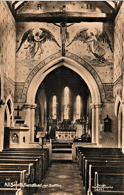 All Saints Church, looking towards the east wall