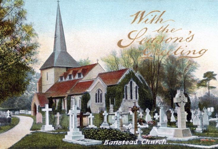 All Saints Church postcard
