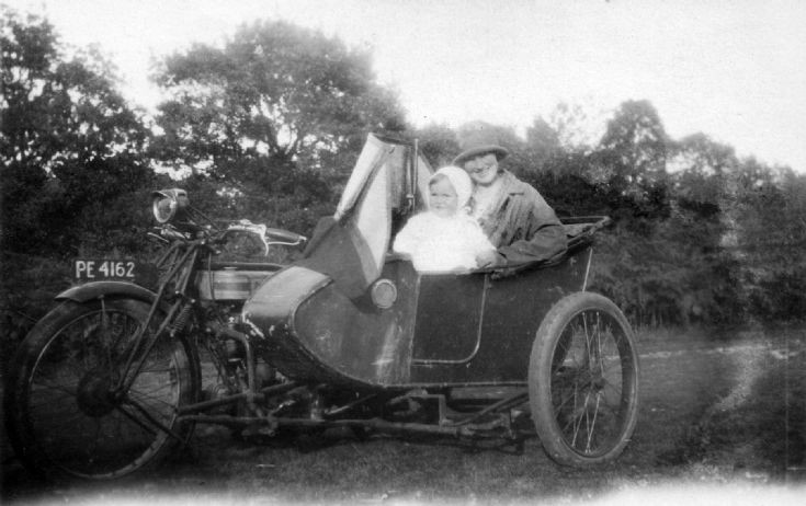 Motor Cycle picnic for the Phillips family