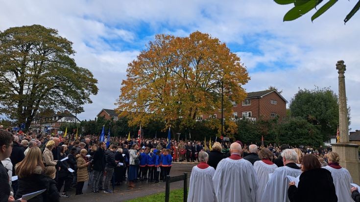 Remembrance Sunday Service at the War Memorial
