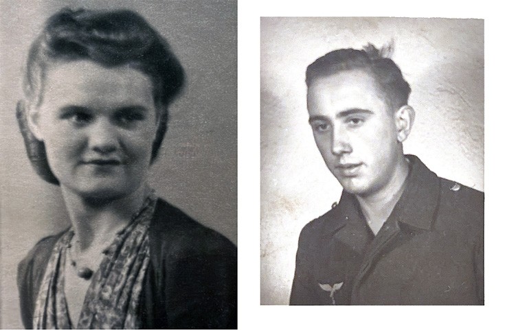 Who was this airman's girlfriend?